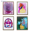 Disney Beauty and the Beast 30th Anniversary Framed Print Set New