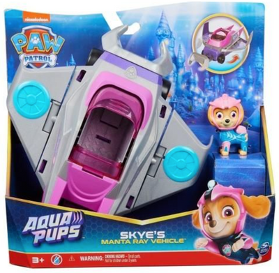 PAW Patrol Aqua Skye Vehicle Playset and FigureToy New With Box