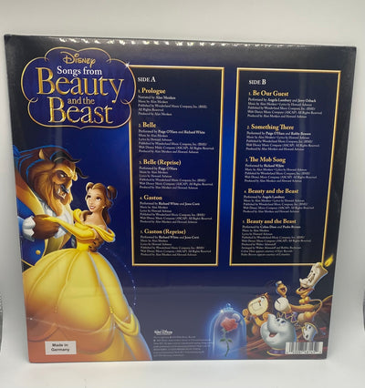 Disney Songs from Beauty and the Beast Limited Gold Colour Vinyl New Sealed