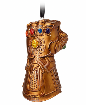 Disney Sketchbook Infinity Gauntlet Light Up Christmas Ornament New with Tag