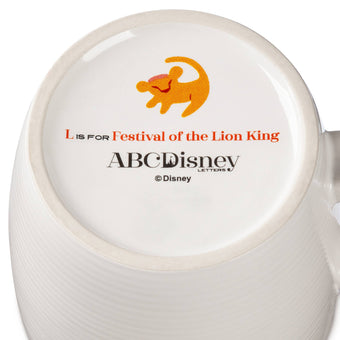 Disney Parks ABC Letters L is for Festival of the Lion King Coffee Mug New