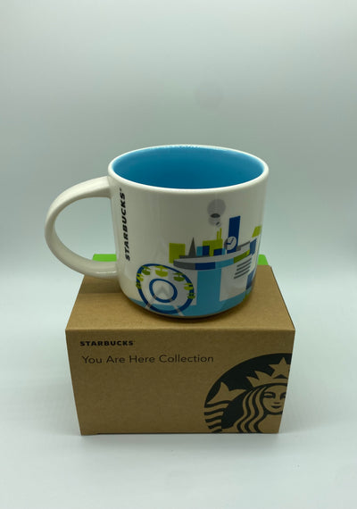 Starbucks You Are Here Collection Denmark Coffee Mug New with Box