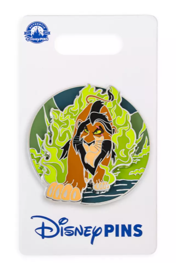 Disney Parks Scar The Lion King Villains Pin New with Card