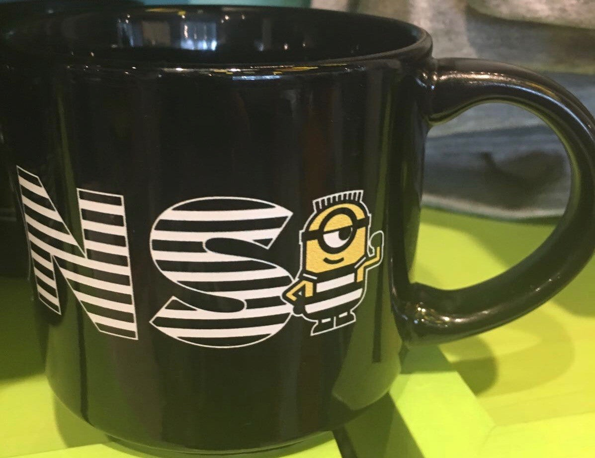 Universal Studios Despicable Me 3 Minions Prison Ceramic Coffee Mug New