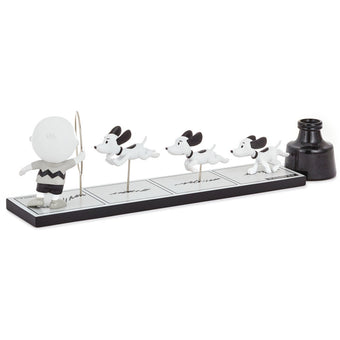 Hallmark Peanuts Snoopy Charlie Brown Jump Through Hoops Limited Figurine New