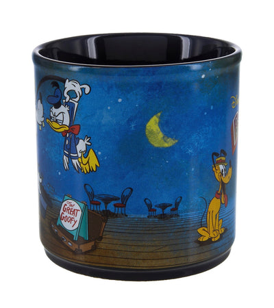 Disney Parks Mickey and Minnie Boardwalk Resort Ceramic Coffee Mug New