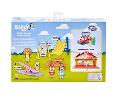 Bluey Deluxe Park Themed Playset Toy New With Box