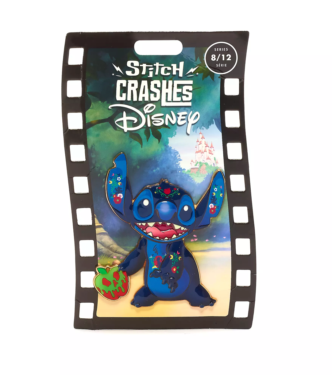 Disney Stitch Crashes Snow White Pin Limited New with Card