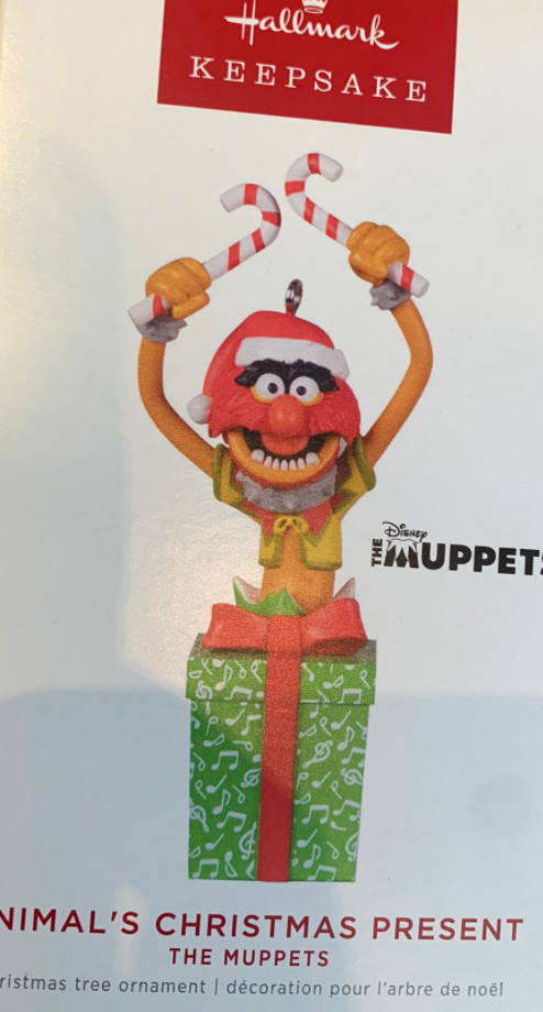 Hallmark 2022 Muppets Animal's Christmas Present Ornament New With Box