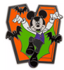 Disney Parks Halloween Mickey Mouse Vampire Pin New with Card