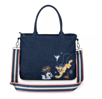 Disney Critters Chaos Collection Fashion Denim Tote Bag New with Tag