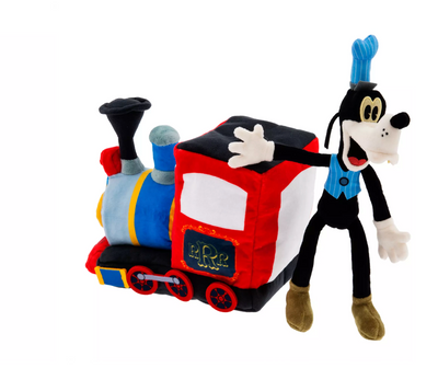 Disney Mickey and Minnie's Runaway Railway Goofy Plush Set New with Tag