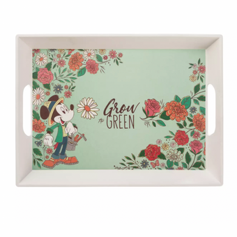 Disney Epcot Flower and Garden 2022 Mickey Grow Green Serving Tray New
