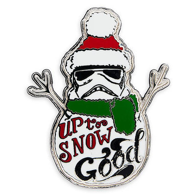 Disney Parks Star Wars Stormtrooper Up to Snow Good Holiday Pin New with Card