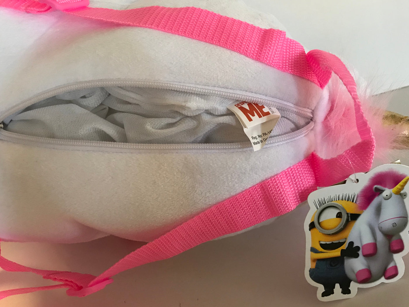 Despicable Me Unicorn Plush Backpack