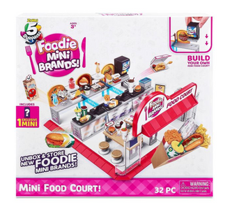 Zuru 5 Surprise Foodie Mini Brands S1 Mini Food Court New With Box