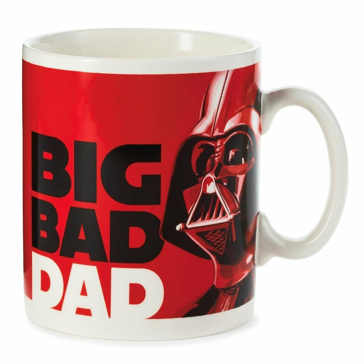 Hallmark Star Wars Darth Vader Big Bad Dad Jumbo White Mug 60 oz New