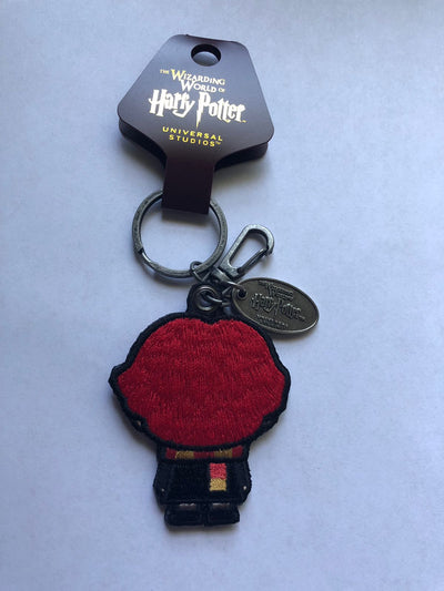 Universal Studios Wizarding World of Harry Potter Ron Weasley Patch Keychain New