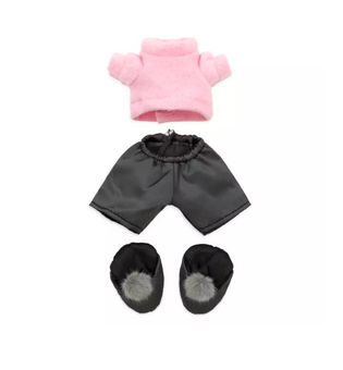 Disney NuiMOs Outfit Pink Sweater with Gray Pants Gray Pom-Pom Shoes New Card