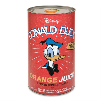 Disney D23 Expo 2019 Donald Duck Plush in Orange Juice Can LE 300 New