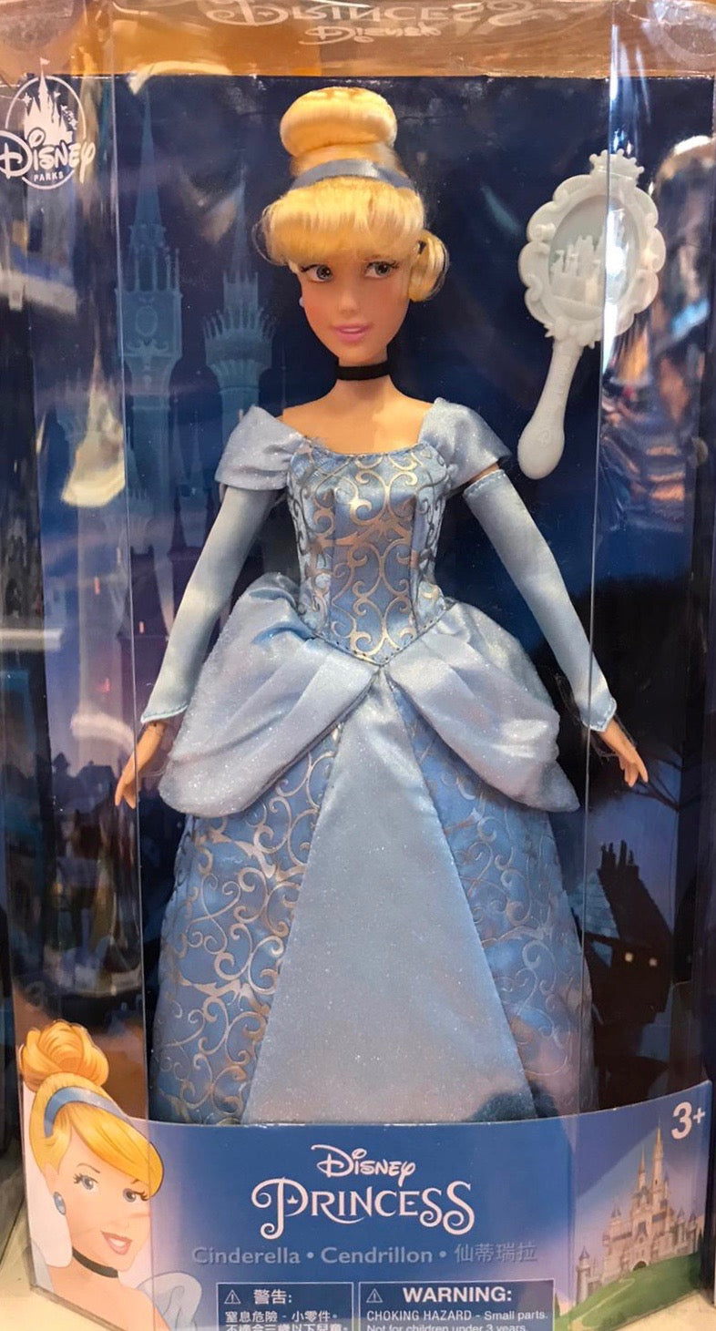 Disney Parks Princess Cinderella Doll with Brush New Edition New with Box