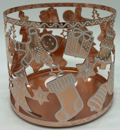 Bath and Body Works 2022 Christmas Gingerbread Ornament 3 Wick Candle Holder New