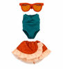 Disney NuiMOs Outfit Swimsuit Wrap Skirt and Sunglasses New with Tag