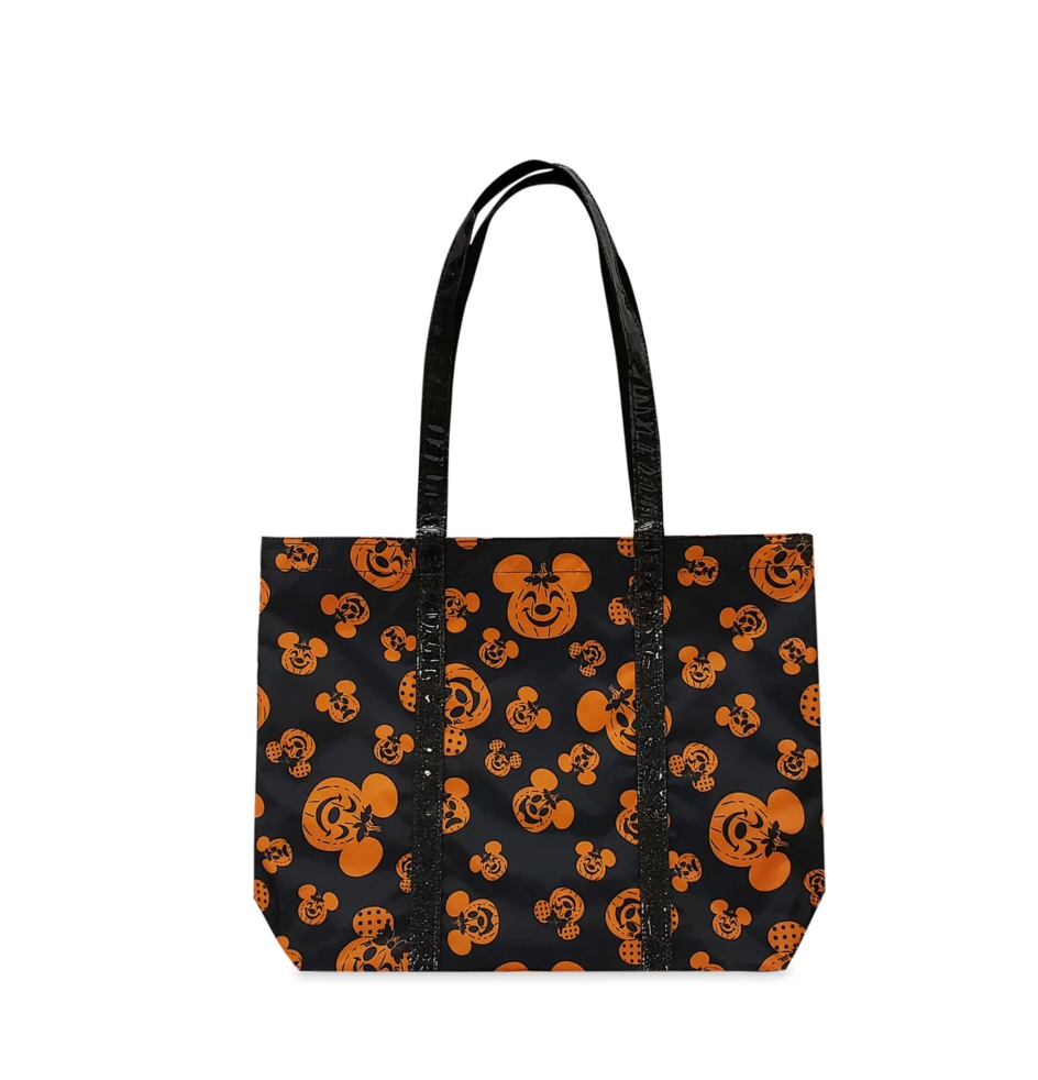 Disney Mickey and Minnie Jack-o'-Lantern Halloween Tote Bag New with Tag