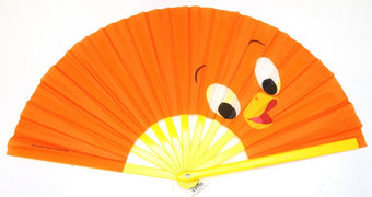 Disney Parks Orange Bird Folding Hand Fan New with Tag