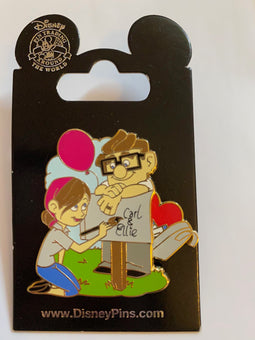 Disney Parks Pixar Up Carl & Ellie Love Envelope Pin New With Card