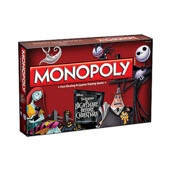 Disney Tim Burton's The Nightmare Before Christmas Monopoly Game New Sealed