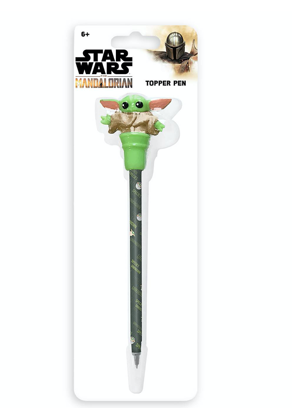 Disney Star Wars Mandalorian The Child Yoda Topper Pen New