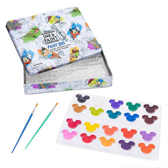 Disney Parks Ink & Paint Watercolor Paints Set New with Box