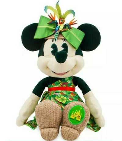 Disney Minnie The Main Attraction Tiki Room Plush New with Tags