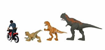 Jurassic World Dominion Legacy Owen Escape Pack with Motorcycle 3 Dinosaur New