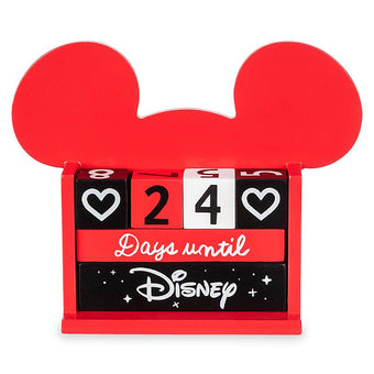Disney Mickey Countdown Block Calendar Days Until Vacation New with Box