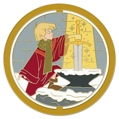 Disney Wart Spinner The Sword in the Stone Emblems Limited Pin New with Card