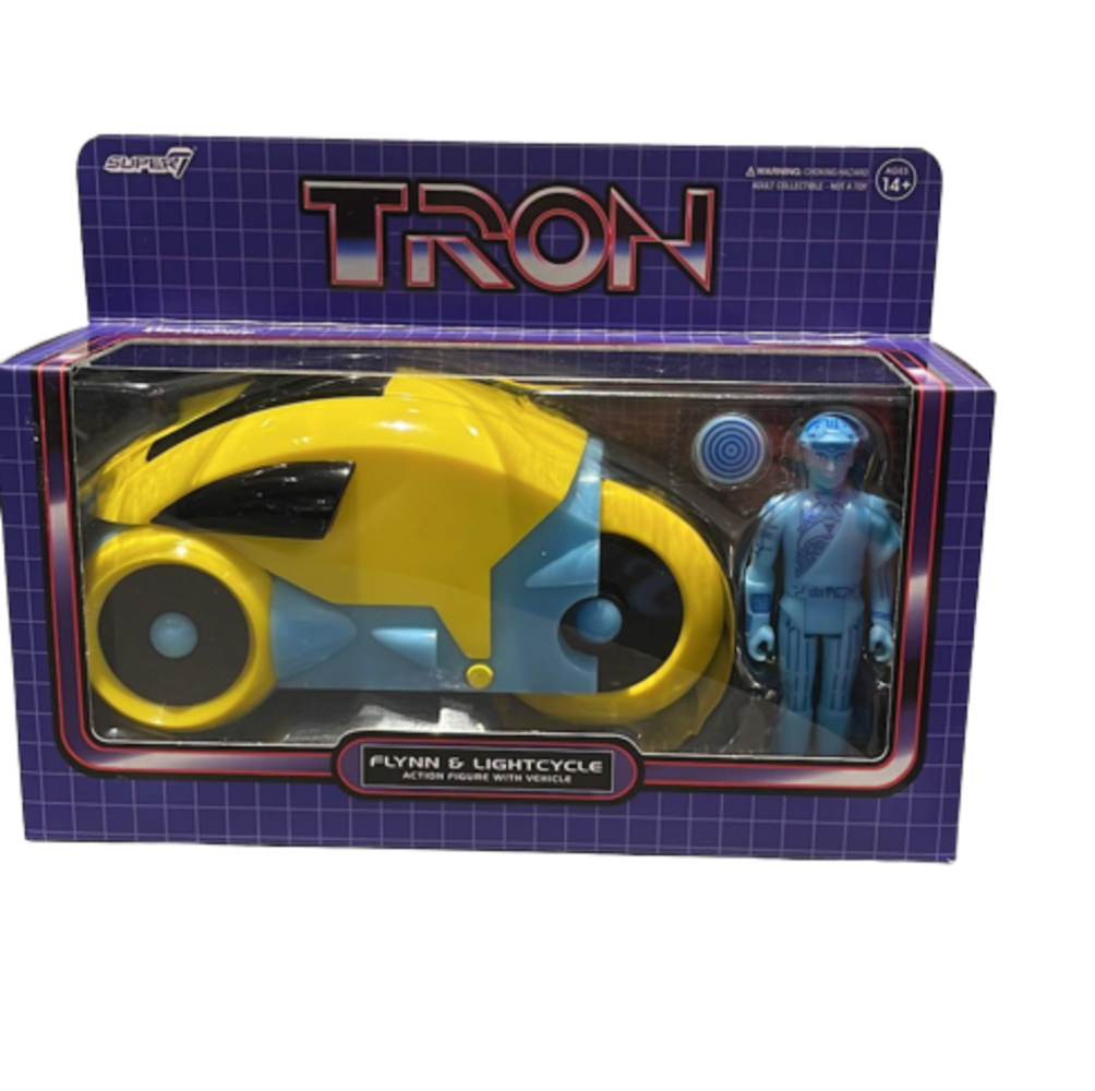 Disney Parks 2023 Tron Lightcycle Run Flynn and Lightcycle Action Figure New Box