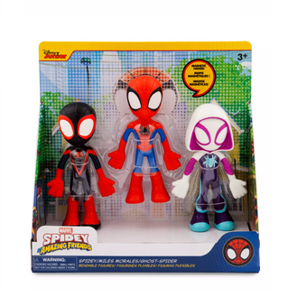 Disney Junior Spidey and His Amazing Friends Bendable Figures Spider-Man New