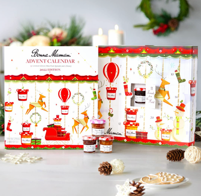 Bonne Maman 2022 Advent Calendar Mini Fruit Spreads and Honey Gift Set New Box