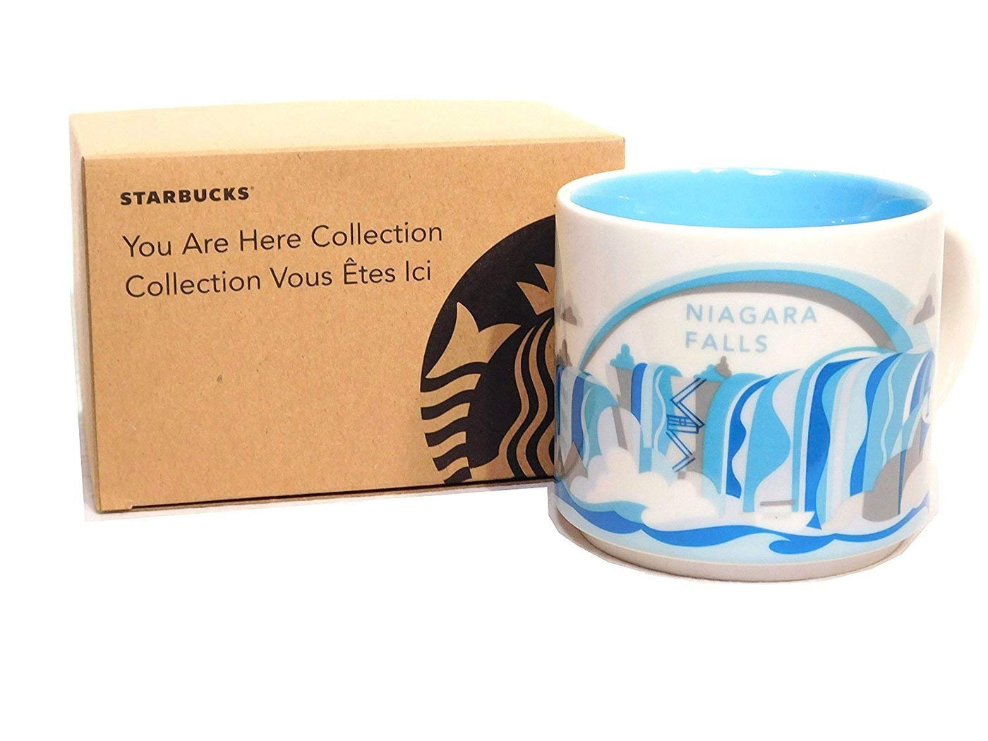 Starbucks You Are Here Niagara Falls Ceramic Coffee Mug New with Box