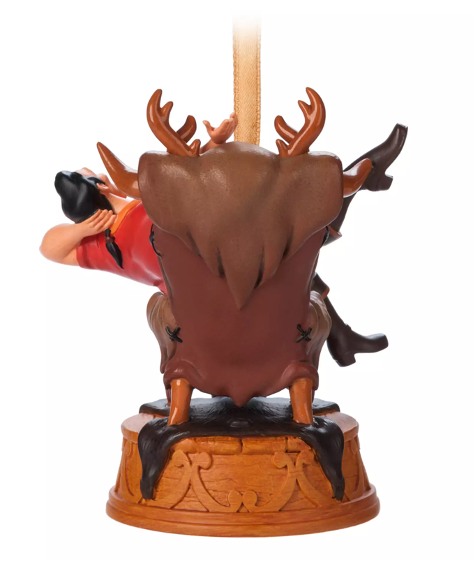 Disney Sketchbook Gaston Singing Living Magic Christmas Ornament New With Tag