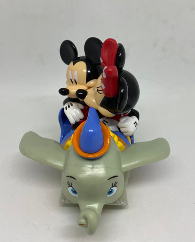 Disney Parks Dumbo Attraction Mickey and Minnie Pullback Toy New