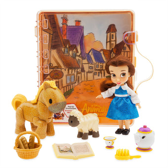 Disney Animators' Collection Belle Beauty and the Beast Mini Doll Play Set New