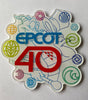 Disney Parks Epcot 40th Anniversary Figment Magnet New