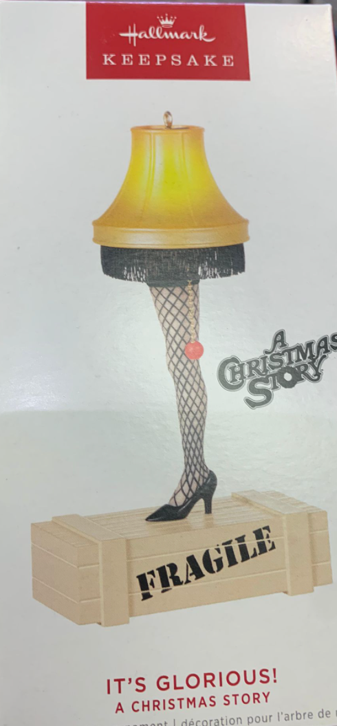 Hallmark 2022 A Christmas Story It's Glorious! Leg Lamp Ornament New With Box