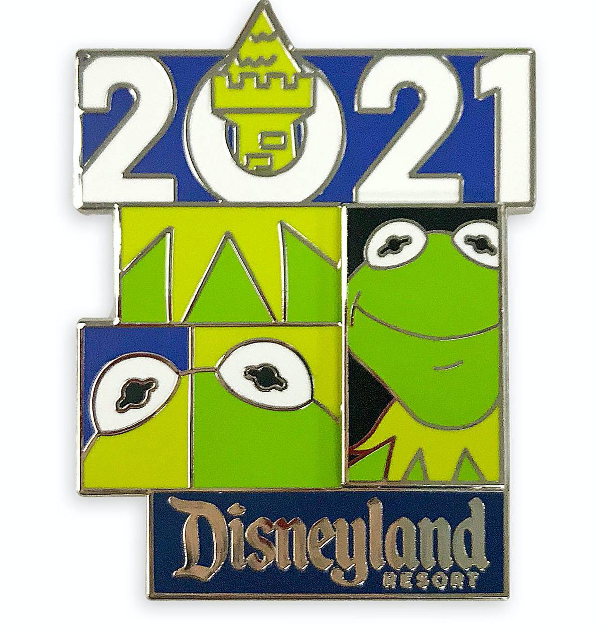 Disney Parks Disneyland 2021 The Muppets Kermit Pin New with Card