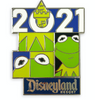 Disney Parks Disneyland 2021 The Muppets Kermit Pin New with Card