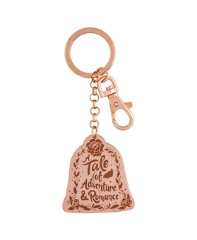 Disney Parks Beauty and the Beast Belle Adventure Awaits Keychain New with Tags