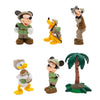 Disney Parks Mickey & Friends Safari Figure Cake Topper Playset Play Set New